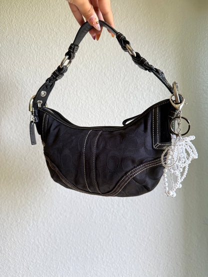 Vintage Coach Monogram Soho Hobo Shoulder Bag