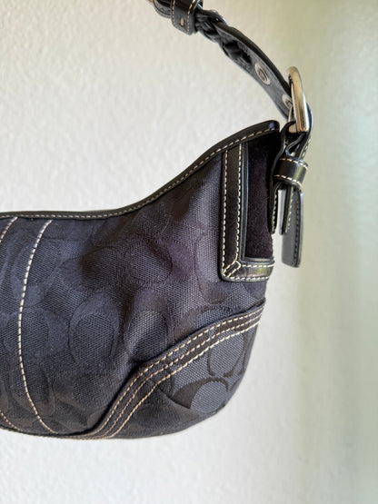 Vintage Coach Monogram Soho Hobo Shoulder Bag