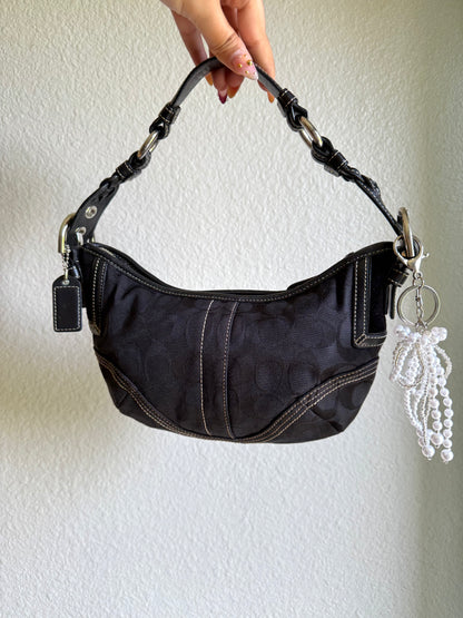 Vintage Coach Monogram Soho Hobo Shoulder Bag
