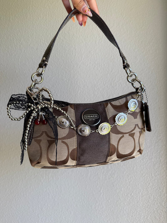 Vintage Coach Signature Shoulder Bag