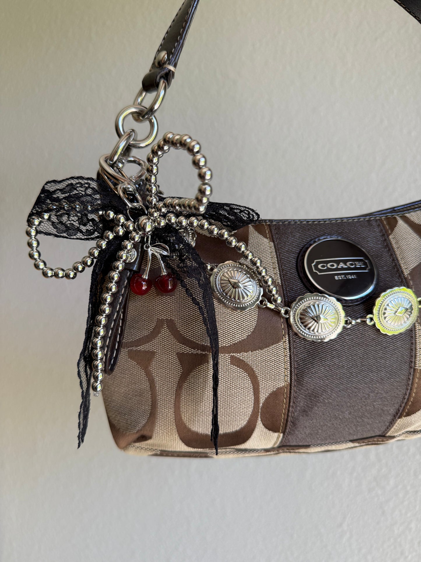 Vintage Coach Signature Shoulder Bag