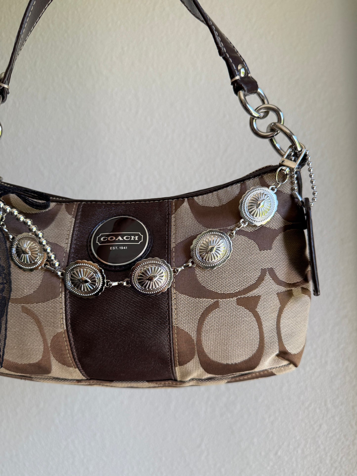 Vintage Coach Signature Shoulder Bag