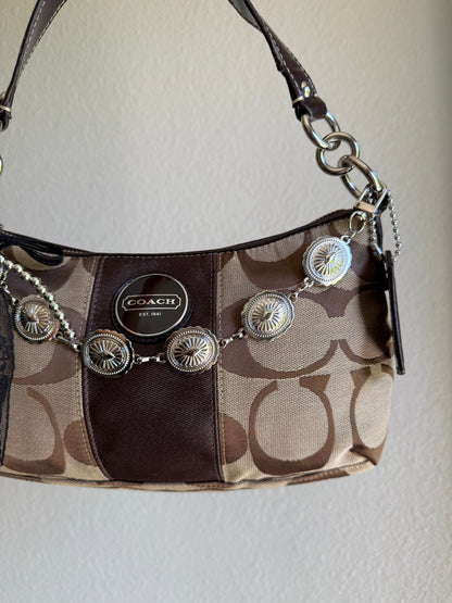 Vintage Coach Signature Shoulder Bag