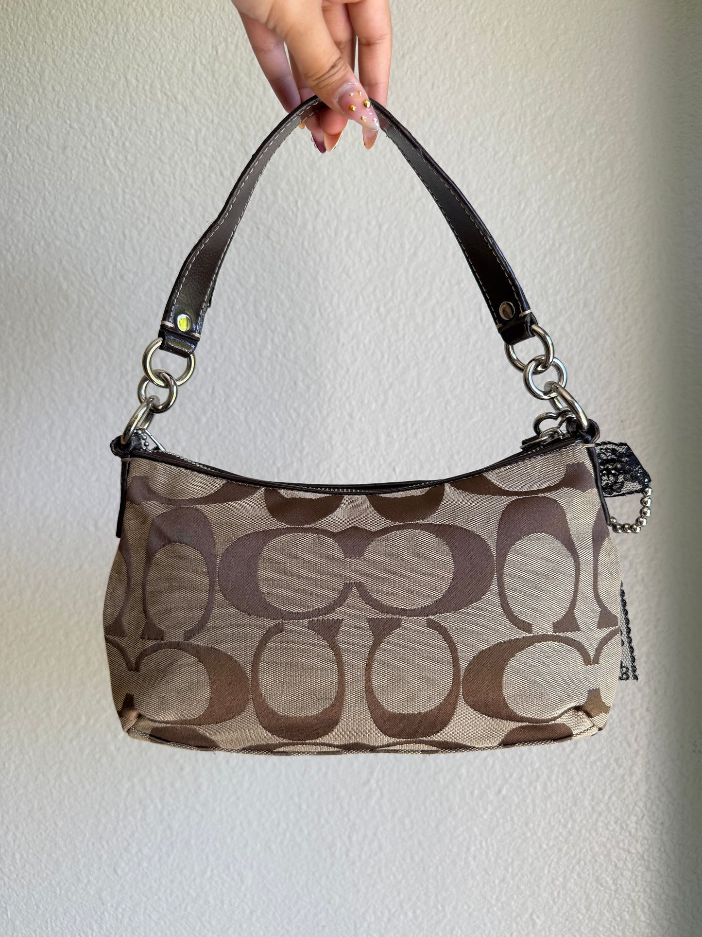 Vintage Coach Signature Shoulder Bag