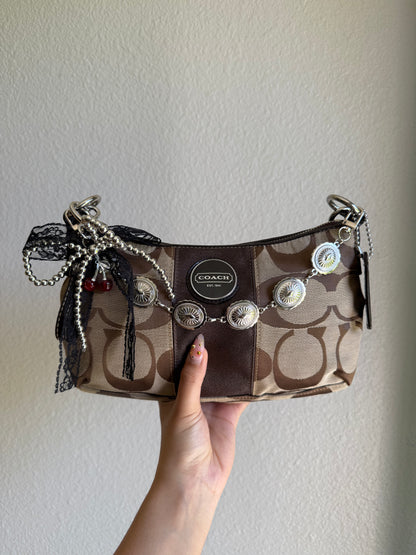 Vintage Coach Signature Shoulder Bag
