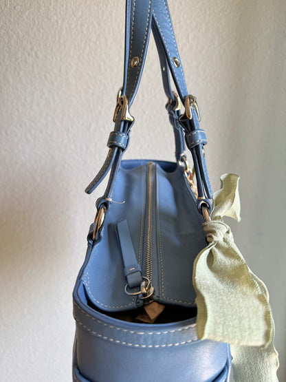 Vintage Coach Shoulder Tote Bag