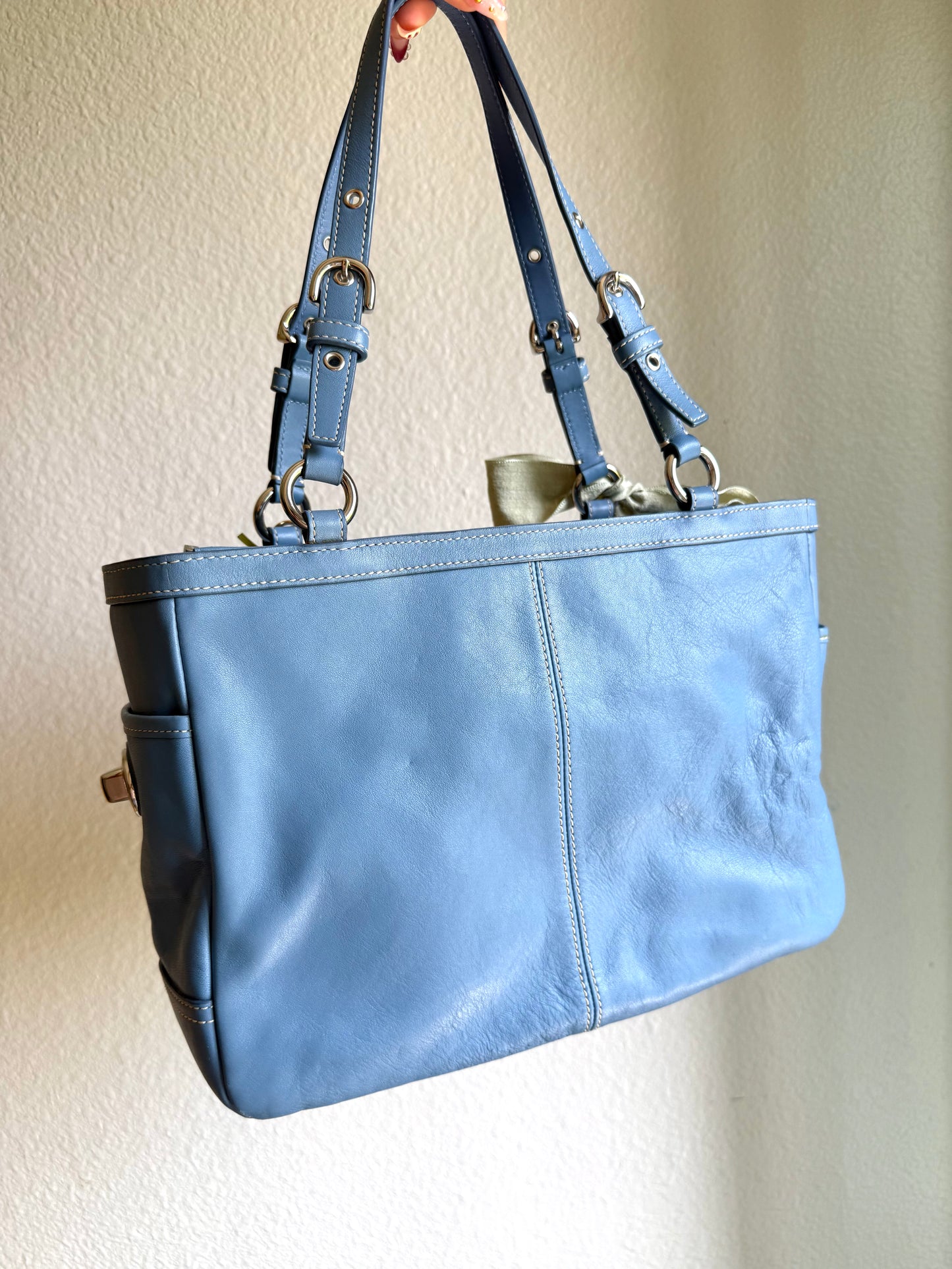 Vintage Coach Shoulder Tote Bag