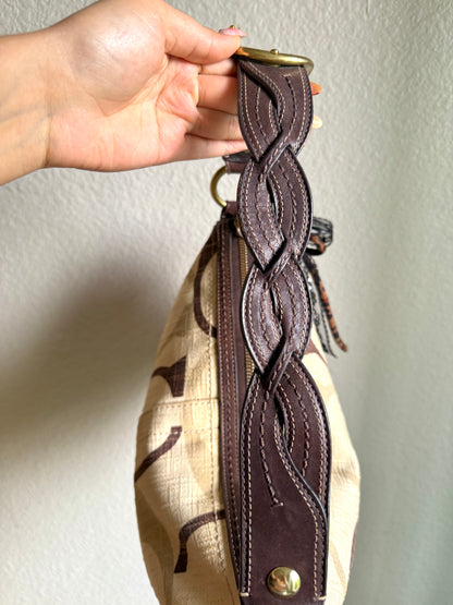 Vintage Coach Monogram Soho Hobo Shoulder Bag