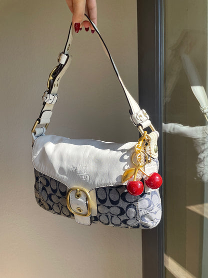 Vintage Coach SoHo Hobo Denim Shoulder Bag