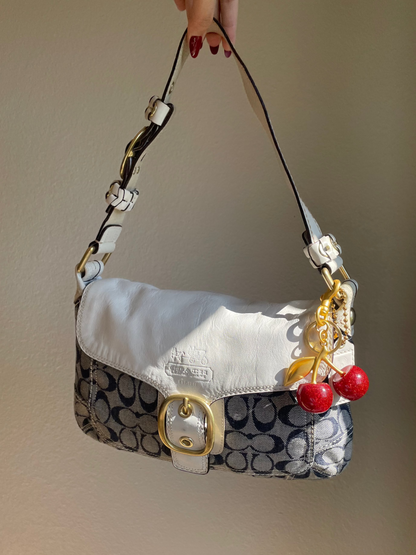 Vintage Coach SoHo Hobo Denim Shoulder Bag