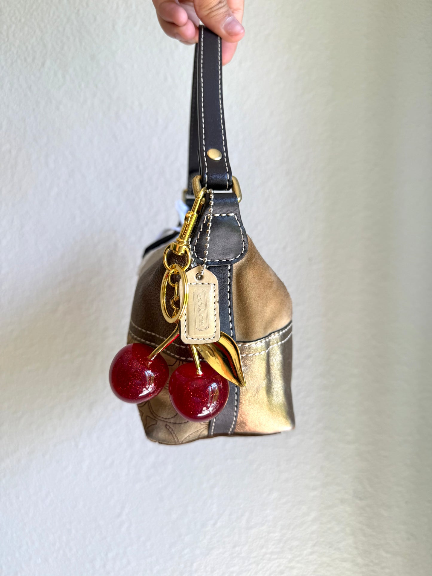 Vintage Coach Patchwork Shoulder Bag