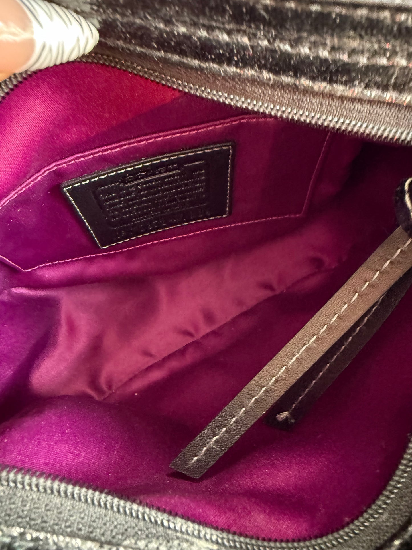 Vintage Coach Patent Leather Shoulder Bag