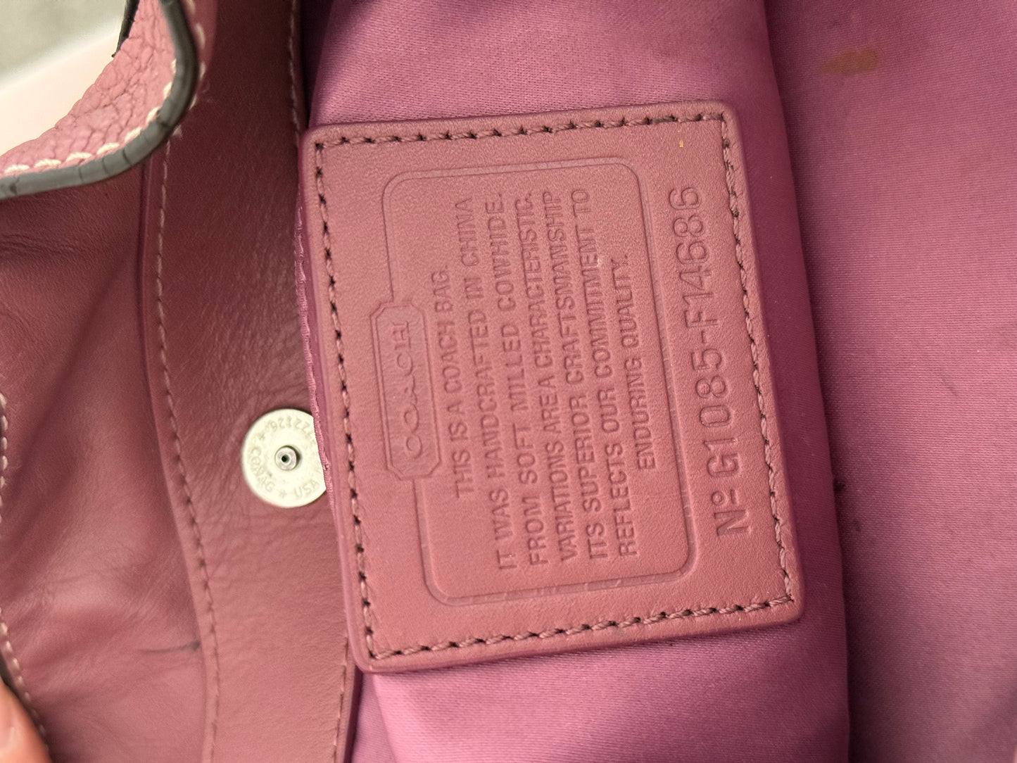 Vintage Coach Shoulder Bag